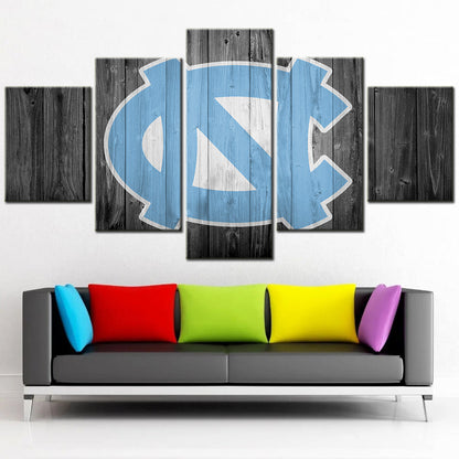 American Football Canvas Wall Art - FT5014 - University Of North Carolina