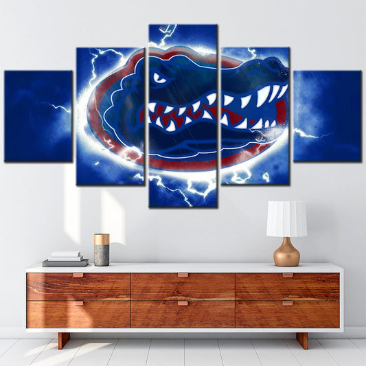 Football Team - 5 Pieces Wall Art - FT5018 - Florida Gators Football - Football Team Poster - Football Team Canvas