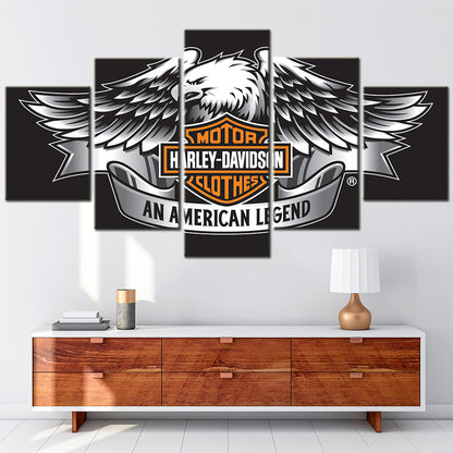Harley Davidson - 5 Pieces Wall Art - HD5003 - Motor Harley Davidson Clothes An American Legend - Harley Davidson Poster - Harley Davidson Canvas