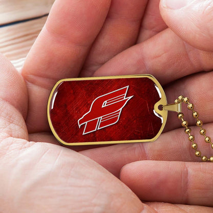 Hockey Dog Tag Necklace - HKD014 - Avangard Omsk - Military Ball Chain
