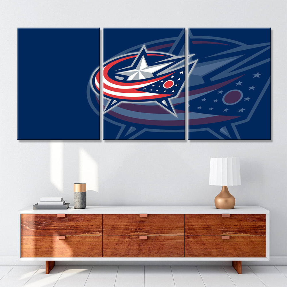 Hockey Canvas Wall Art - IH5014 - Columbus Blue Jackets