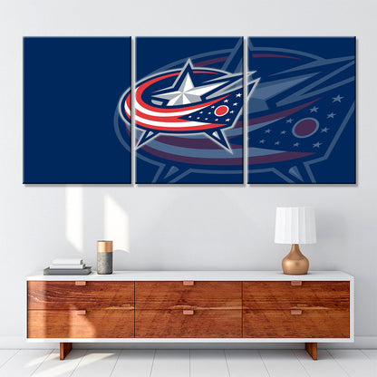Hockey Canvas Wall Art - IH5014 - Columbus Blue Jackets