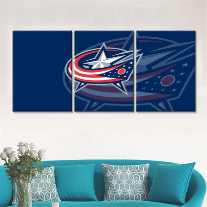 Hockey Canvas Wall Art - IH5014 - Columbus Blue Jackets
