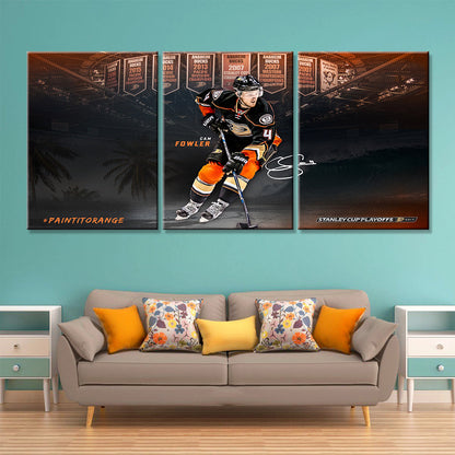 Hockey Canvas Wall Art - IH5016 - Anaheim Ducks - Cam Fowler