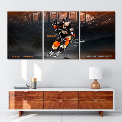 Hockey Canvas Wall Art - IH5016 - Anaheim Ducks - Cam Fowler
