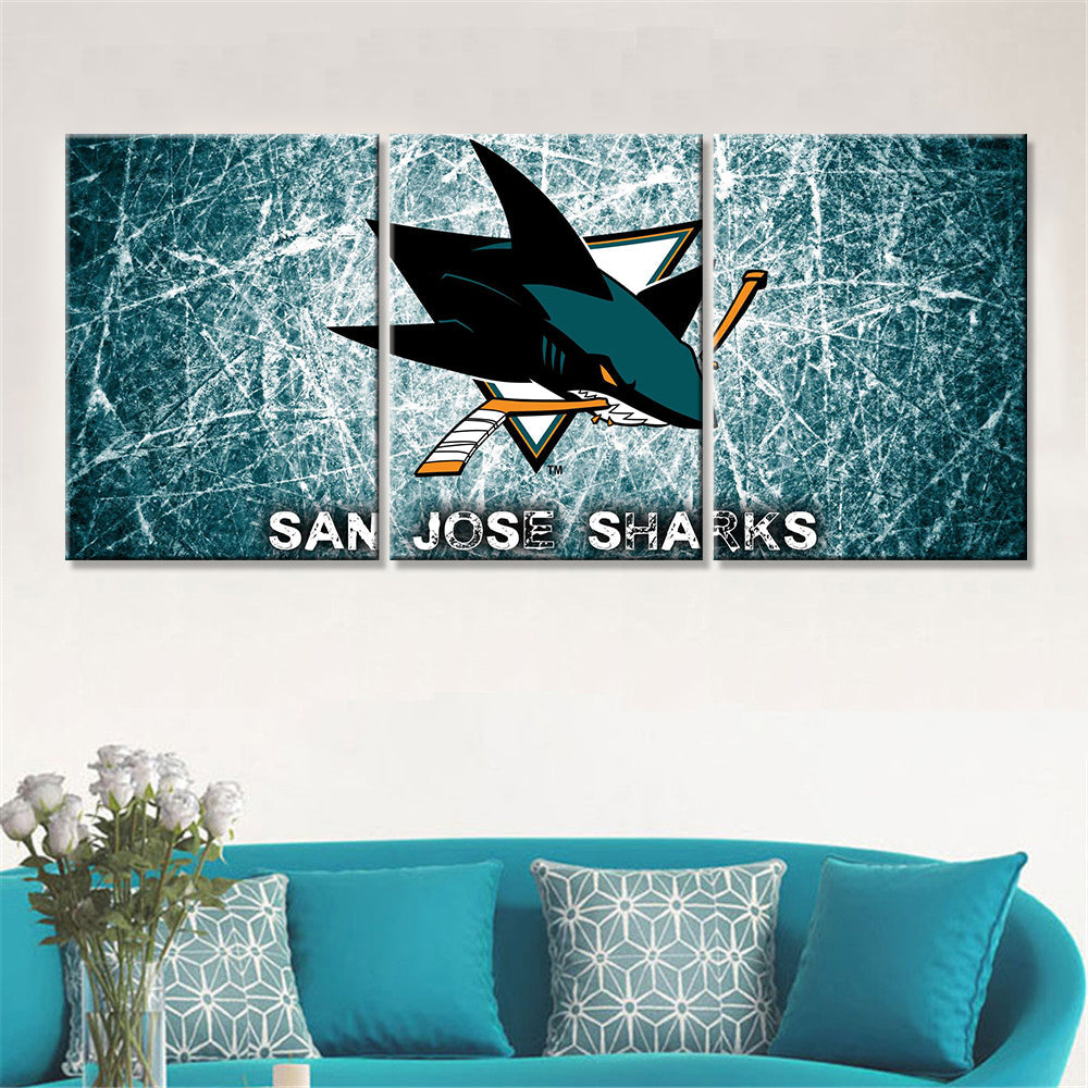 Hockey Canvas Wall Art - IH5022 - San Jose Sharks