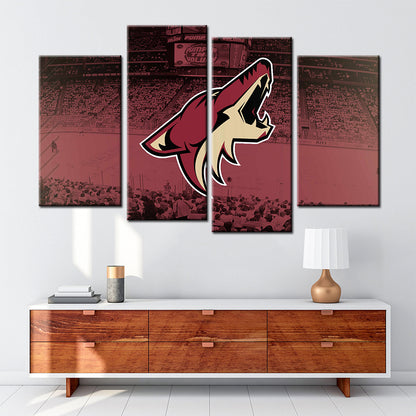 Ice Hockey Team Wall Art - IH5010 - Arizona Coyotes - Ice Hockey Team Poster - Ice Hockey Team Canvas