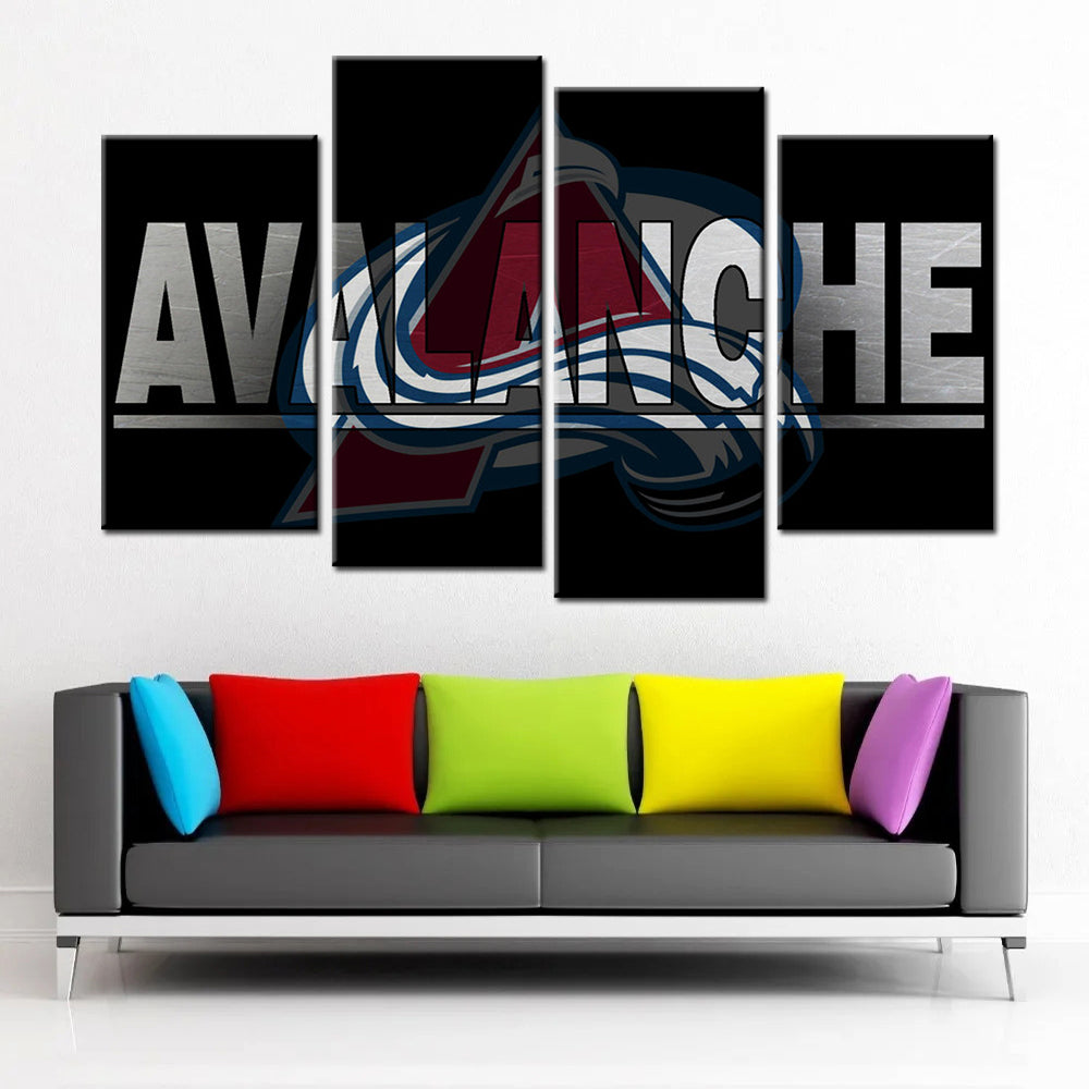 Hockey Canvas Wall Art - IH5013 - Colorado Avalanche