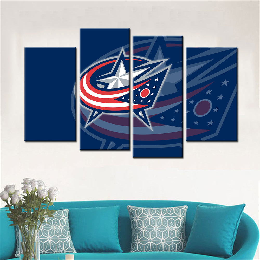 Hockey Canvas Wall Art - IH5014 - Columbus Blue Jackets
