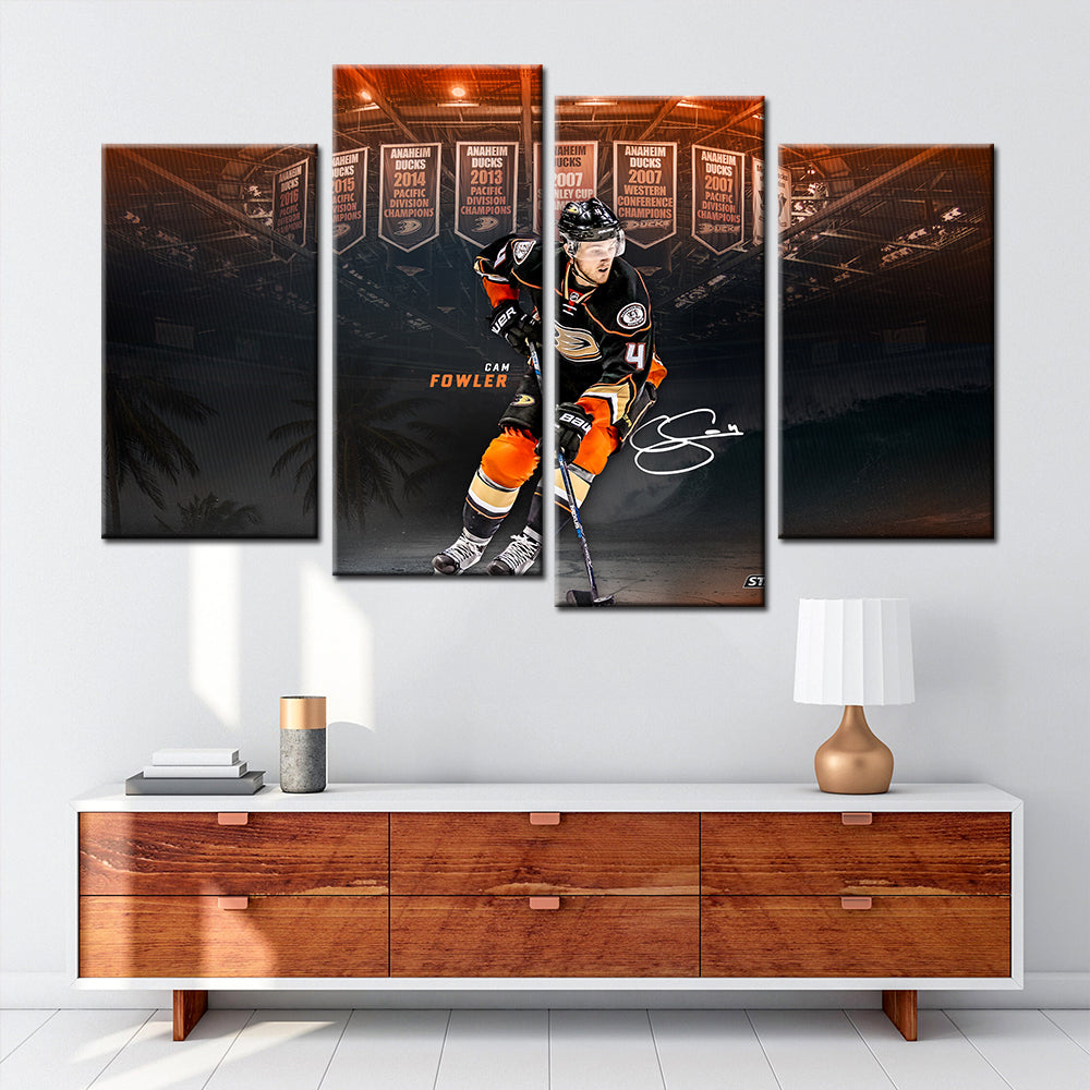 Hockey Canvas Wall Art - IH5016 - Anaheim Ducks - Cam Fowler