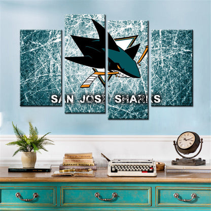 Hockey Canvas Wall Art - IH5022 - San Jose Sharks