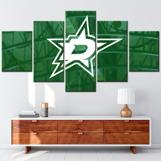 Hockey Canvas Wall Art - IH5001 - Dallas Stars