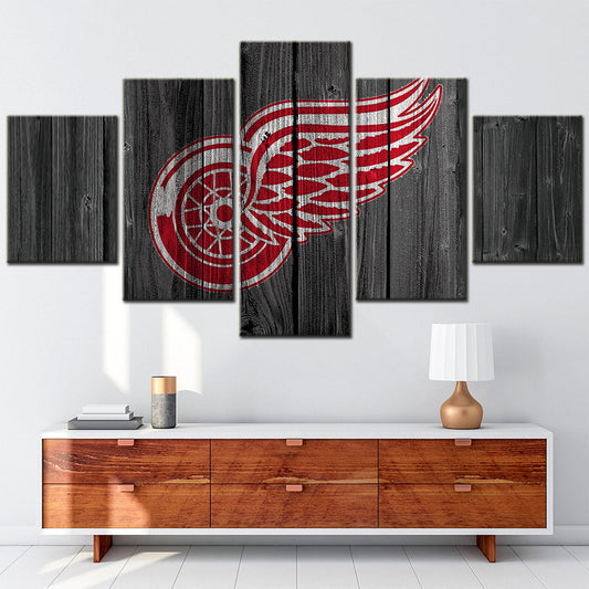 Hockey Canvas Wall Art - IH5006 - Detroit Red Wings