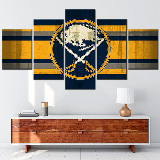 Ice Hockey Team Wall Art - IH5011 - Buffalo Sabres - Ice Hockey Team Poster - Ice Hockey Team Canvas