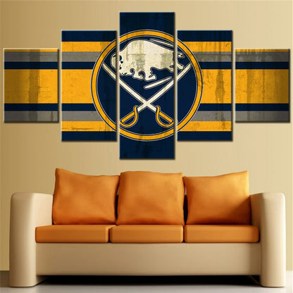 Ice Hockey Team Wall Art - IH5011 - Buffalo Sabres - Ice Hockey Team Poster - Ice Hockey Team Canvas