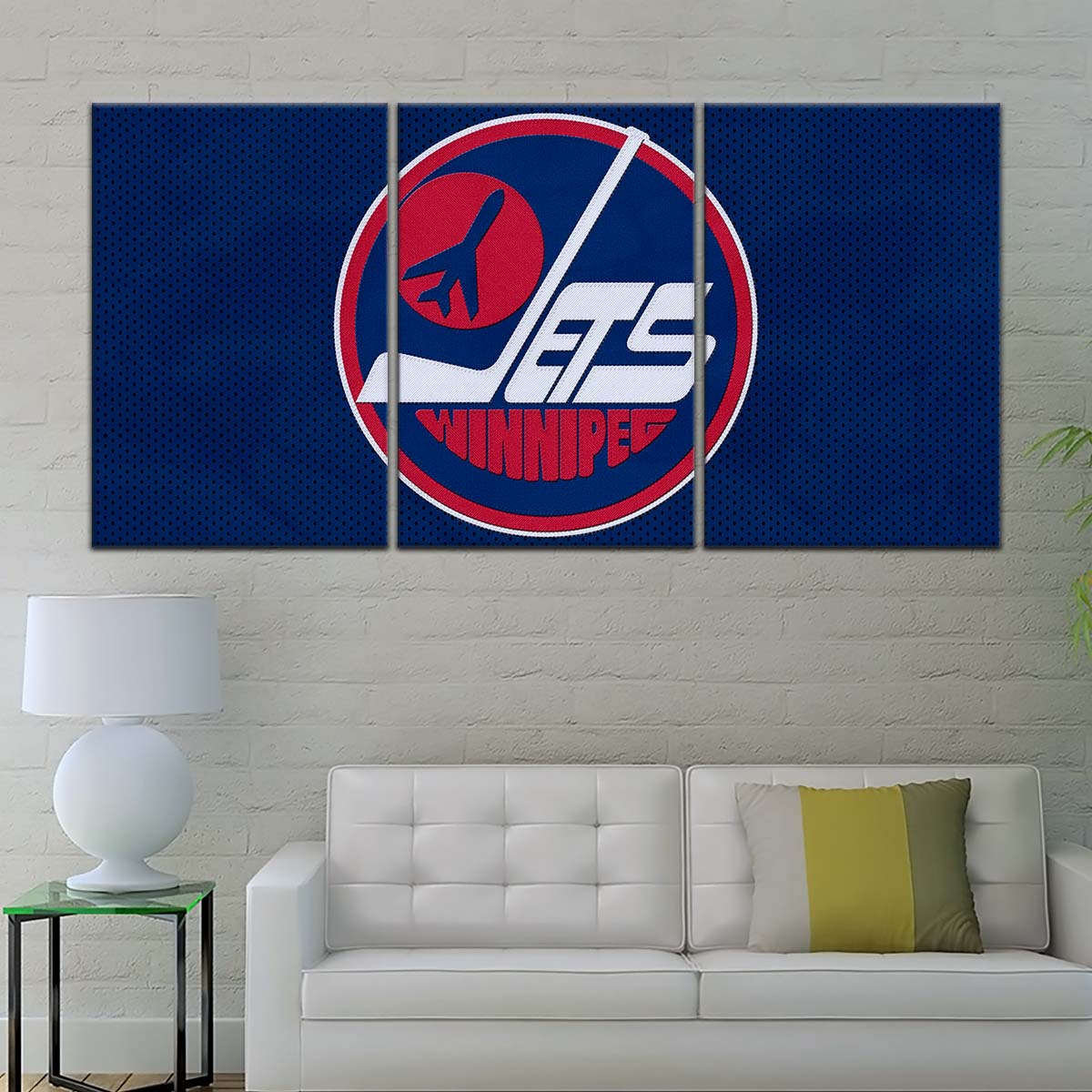 Hockey Canvas Wall Art - IH5025 - Winnipeg Jets Sports