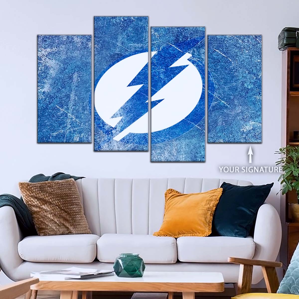 Hockey Canvas Wall Art - IH5026 - Tampa Bay Lightning