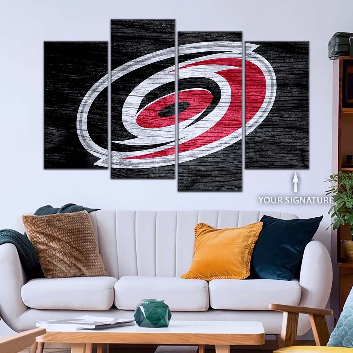 Hockey Canvas Wall Art - IH5027 - Carolina Hurricanes