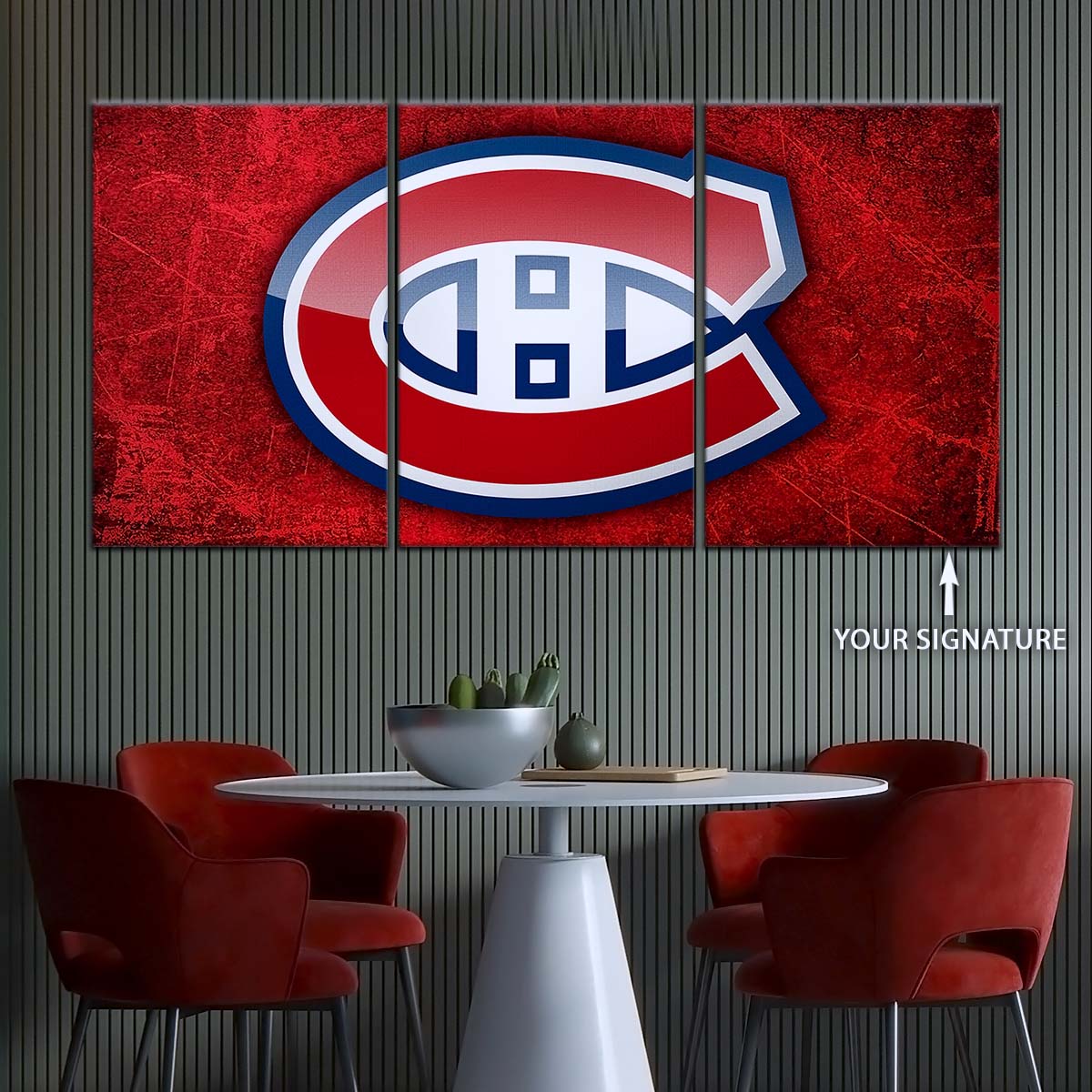 Hockey Canvas Wall Art - IH5028 - Canadiens