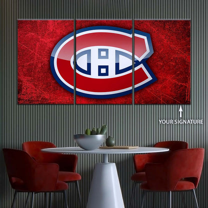 Hockey Canvas Wall Art - IH5028 - Canadiens