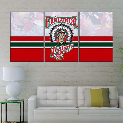 Hockey Canvas Wall Art - IH5029 - Frolunda Indians - FHC Golden