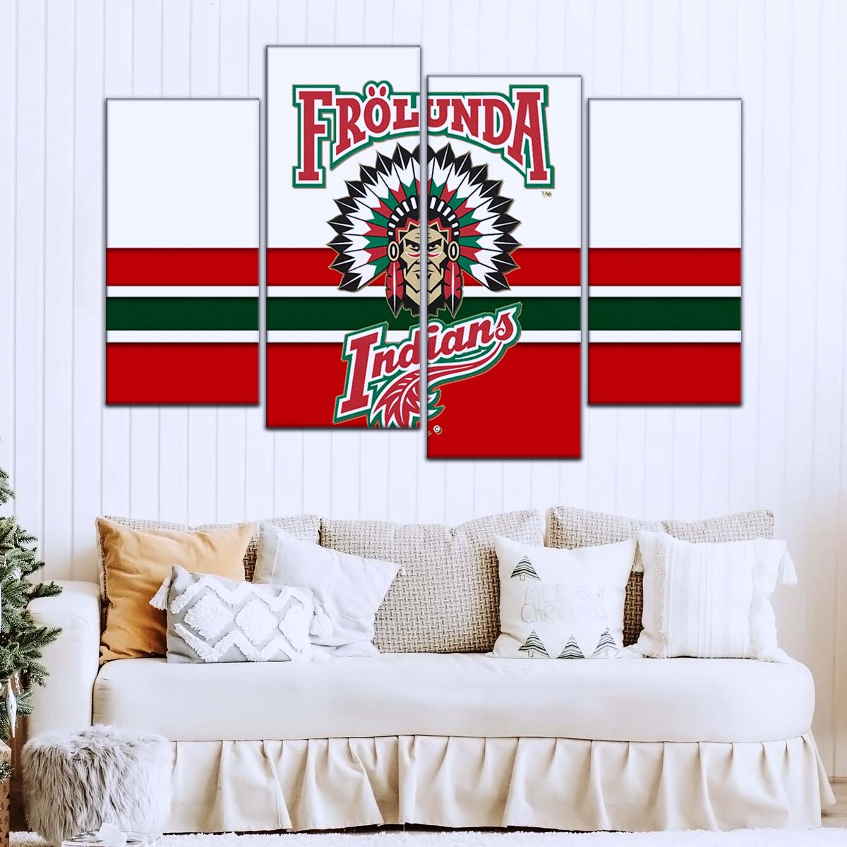 Hockey Canvas Wall Art - IH5030 - Frolunda Indians - FHC Golden