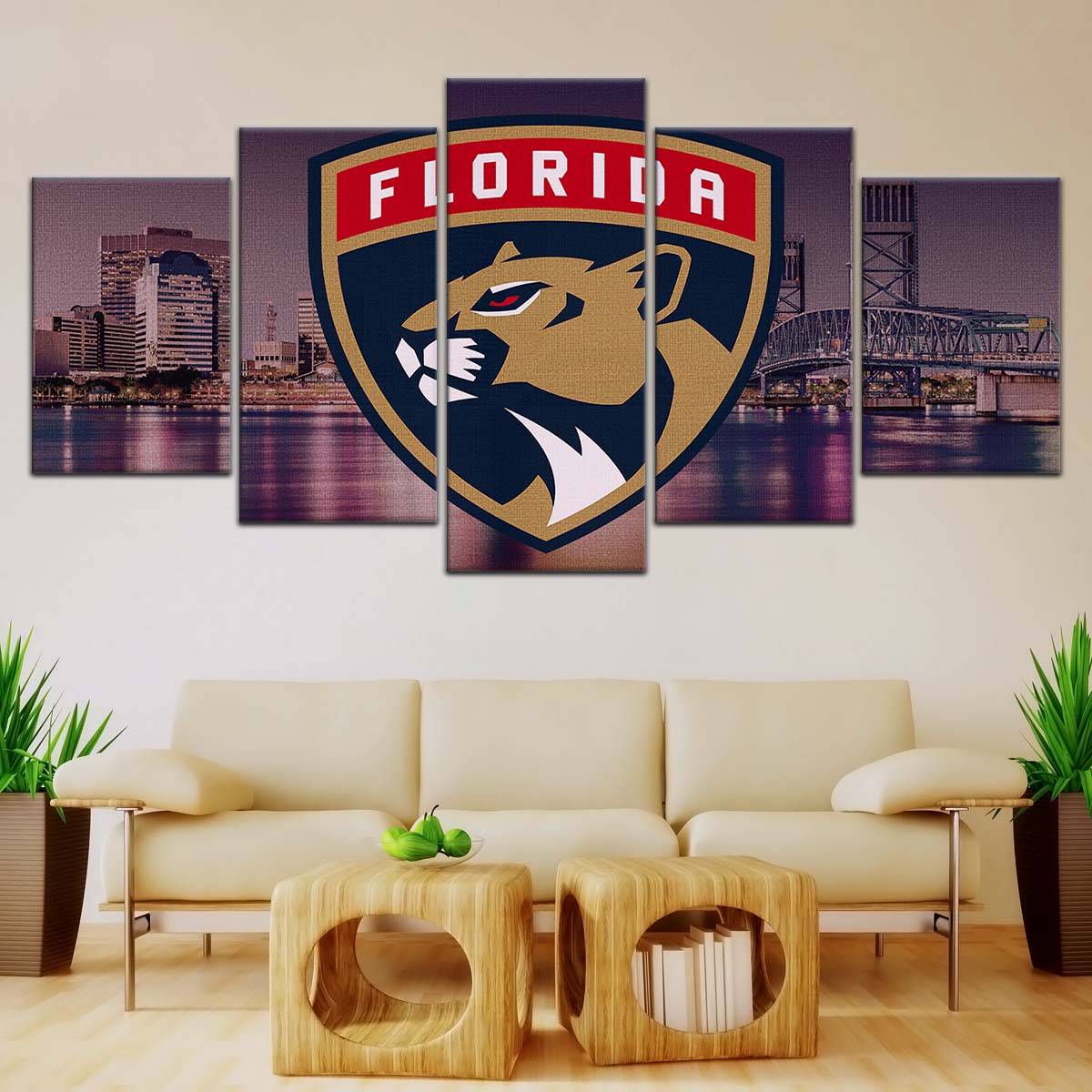 Hockey Canvas Wall Art - IH5041 - Florida Panthers Sports