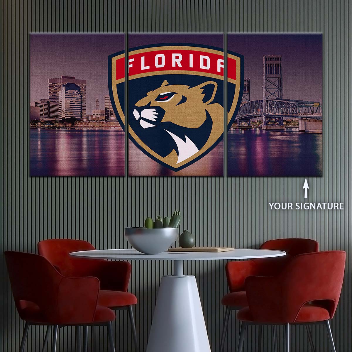 Hockey Canvas Wall Art - IH5041 - Florida Panthers Sports