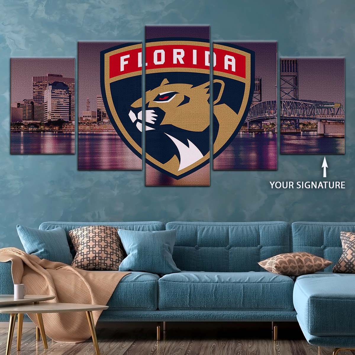 Hockey Canvas Wall Art - IH5041 - Florida Panthers Sports