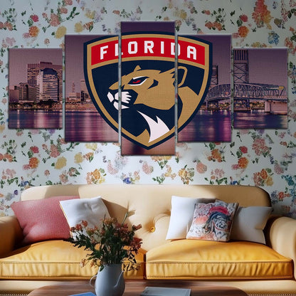 Hockey Canvas Wall Art - IH5041 - Florida Panthers Sports