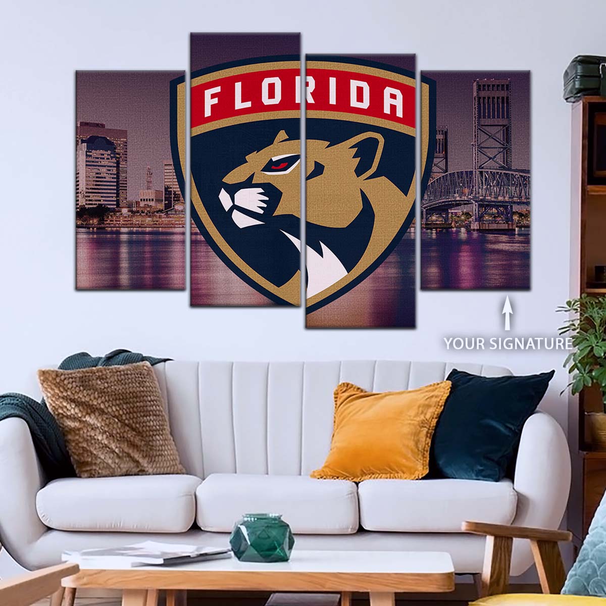 Hockey Canvas Wall Art - IH5041 - Florida Panthers Sports