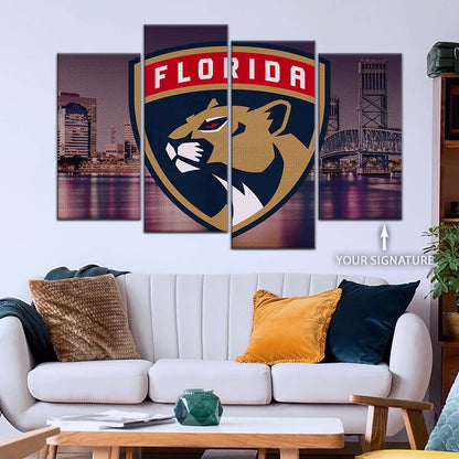 Hockey Canvas Wall Art - IH5041 - Florida Panthers Sports