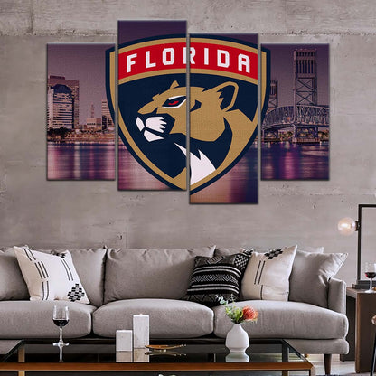 Hockey Canvas Wall Art - IH5041 - Florida Panthers Sports