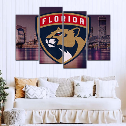 Hockey Canvas Wall Art - IH5041 - Florida Panthers Sports