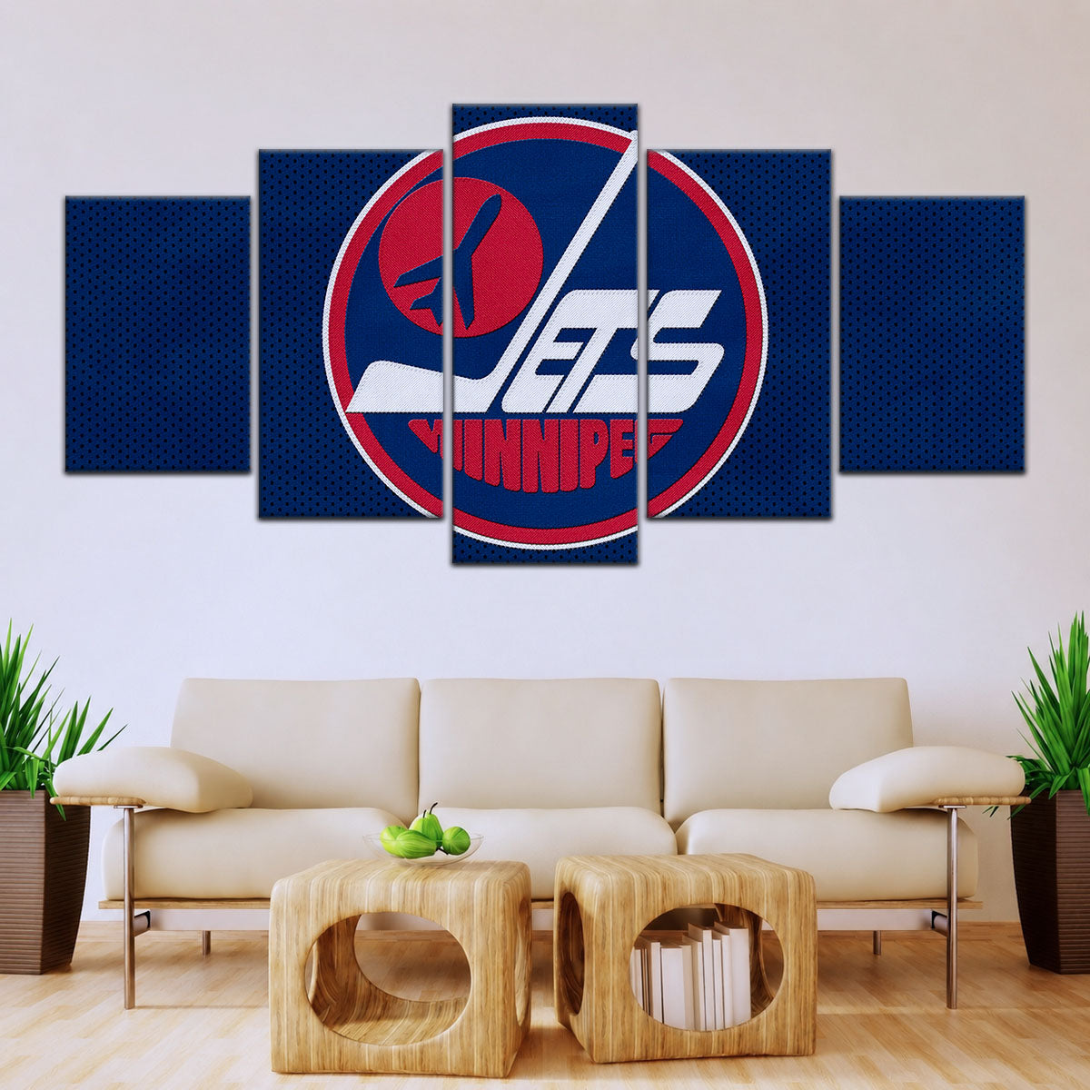 Hockey Canvas Wall Art - IH5025 - Winnipeg Jets Sports