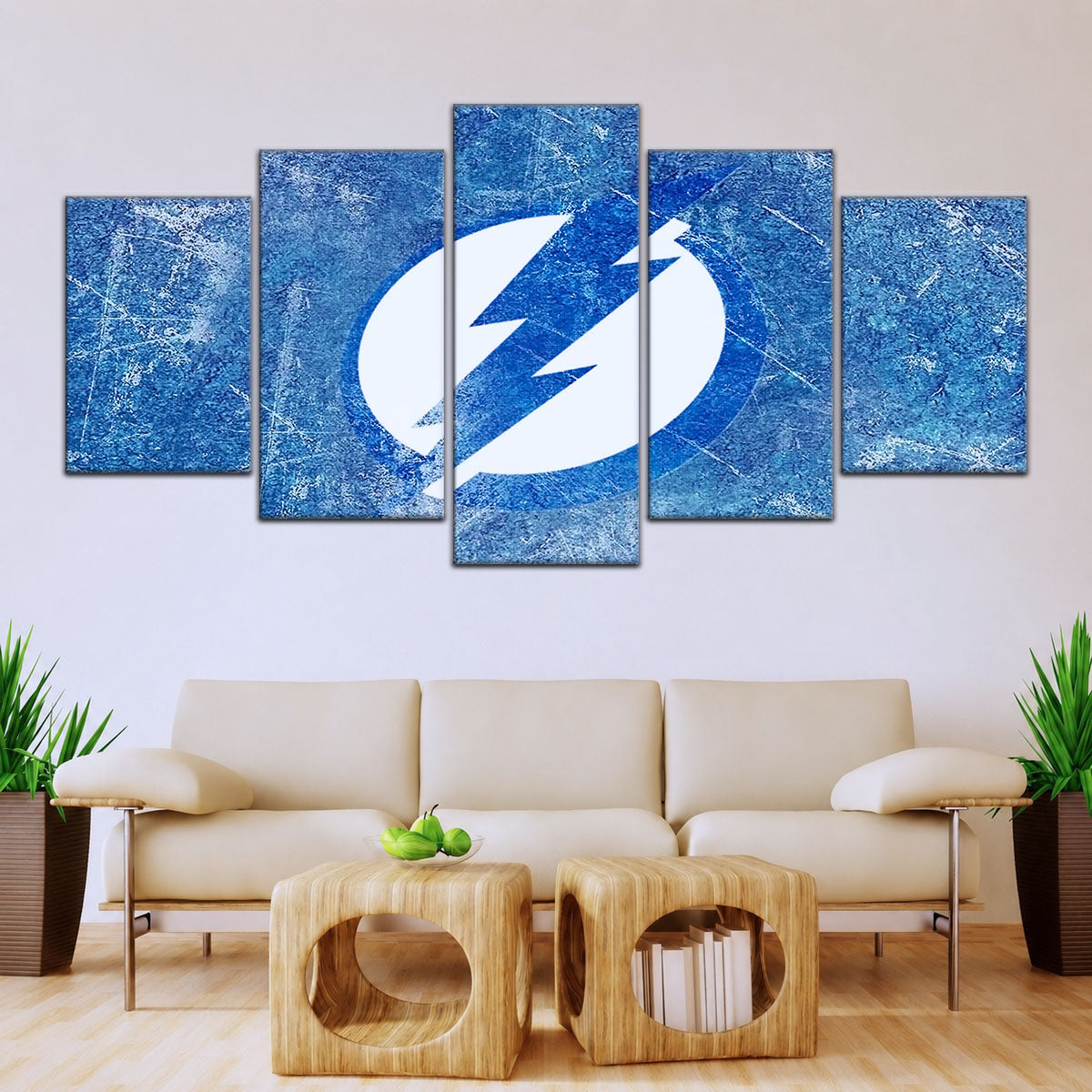 Hockey Canvas Wall Art - IH5026 - Tampa Bay Lightning