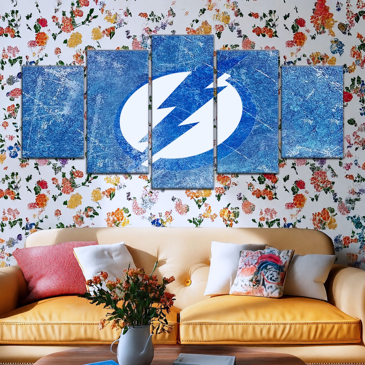 Hockey Canvas Wall Art - IH5026 - Tampa Bay Lightning