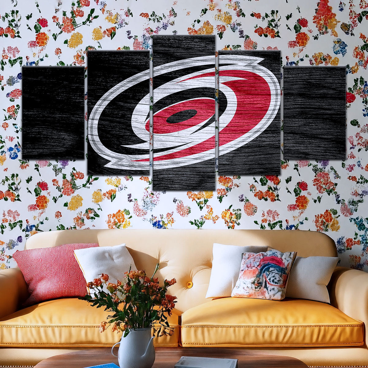 Hockey Canvas Wall Art - IH5027 - Carolina Hurricanes