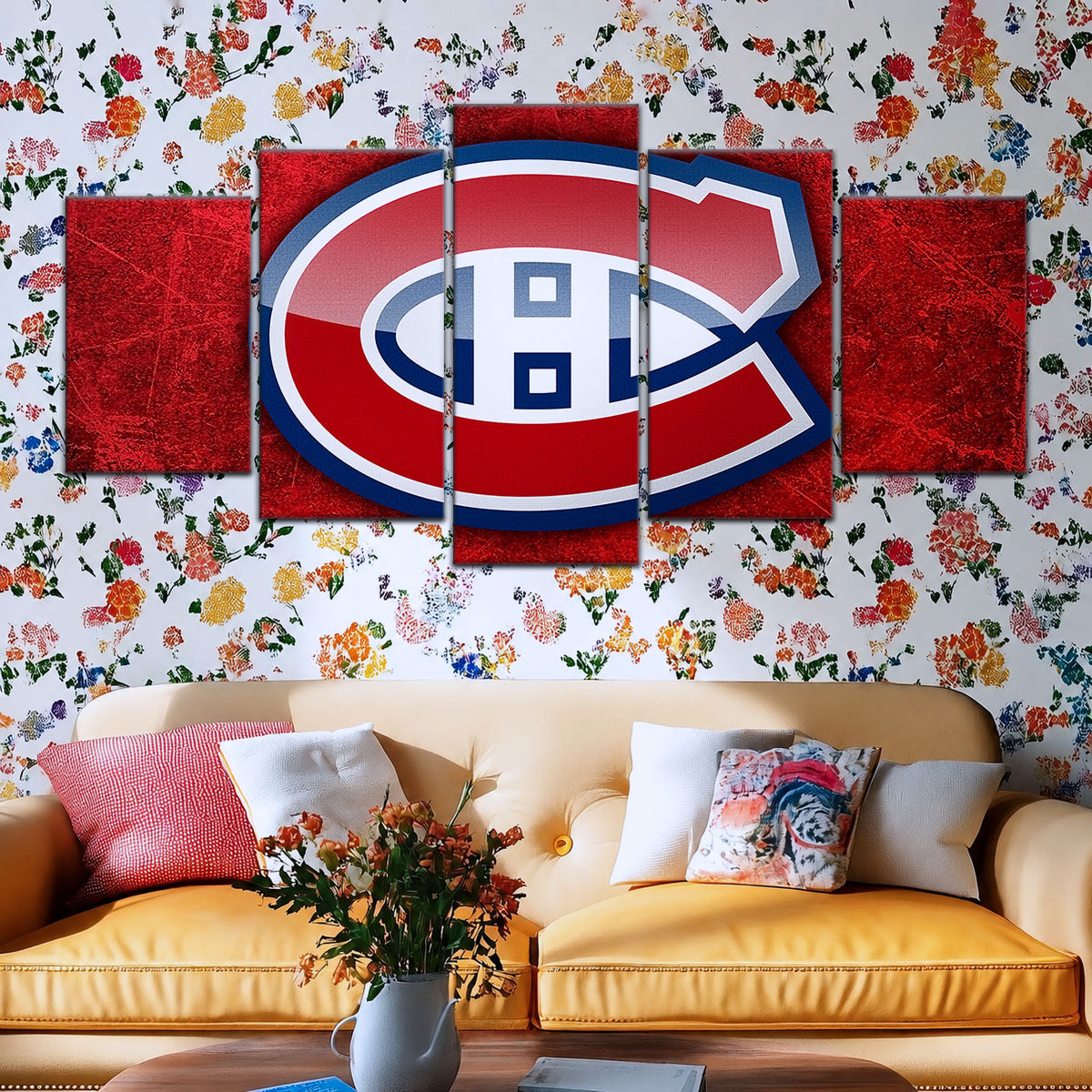 Hockey Canvas Wall Art - IH5028 - Canadiens