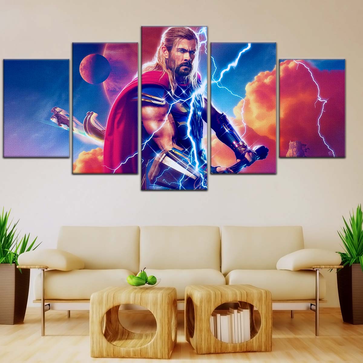 Marvel Wall Art - MCU5003 - Thor - Love and Thunder - Marvel Cinematic Universe Poster - Marvel Cinematic Universe Canvas