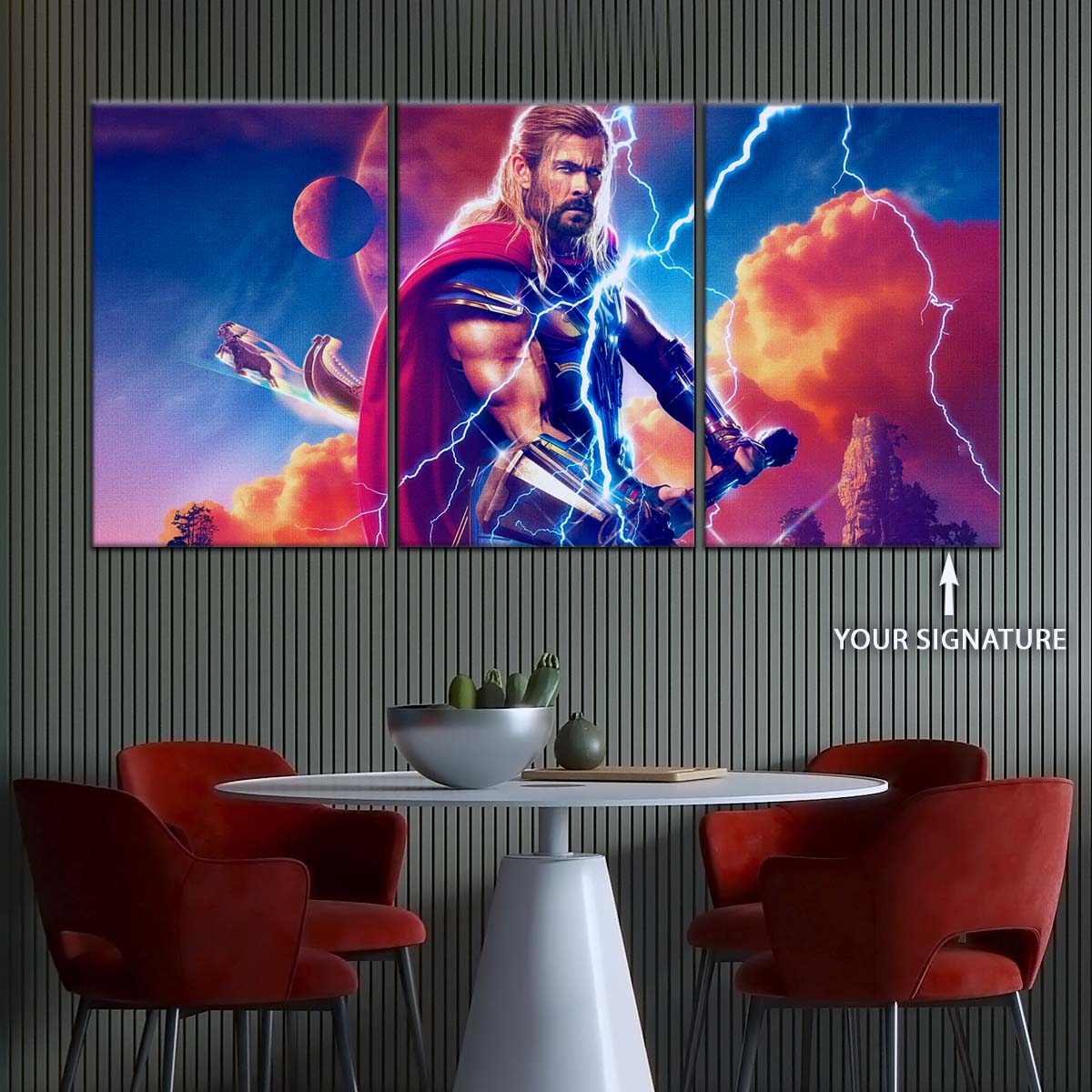 Marvel Wall Art - MCU5003 - Thor - Love and Thunder - Marvel Cinematic Universe Poster - Marvel Cinematic Universe Canvas