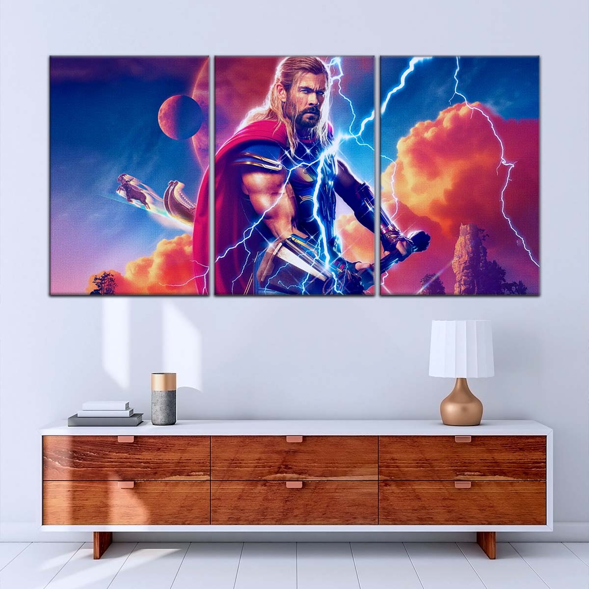 Marvel Wall Art - MCU5003 - Thor - Love and Thunder - Marvel Cinematic Universe Poster - Marvel Cinematic Universe Canvas