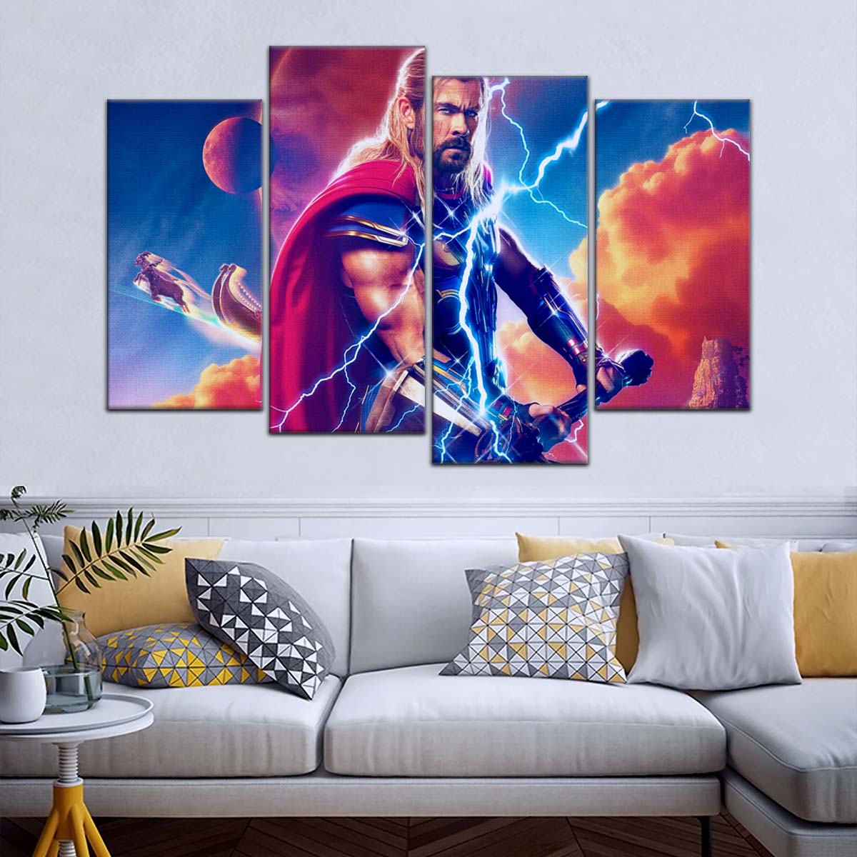Marvel Wall Art - MCU5003 - Thor - Love and Thunder - Marvel Cinematic Universe Poster - Marvel Cinematic Universe Canvas