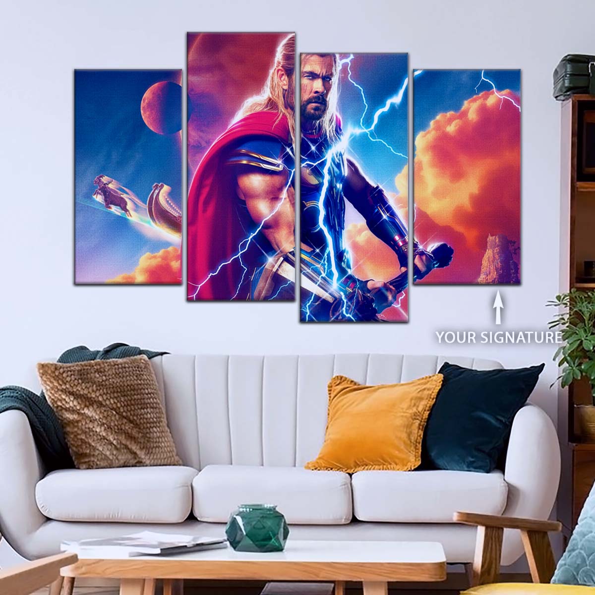 Marvel Wall Art - MCU5003 - Thor - Love and Thunder - Marvel Cinematic Universe Poster - Marvel Cinematic Universe Canvas