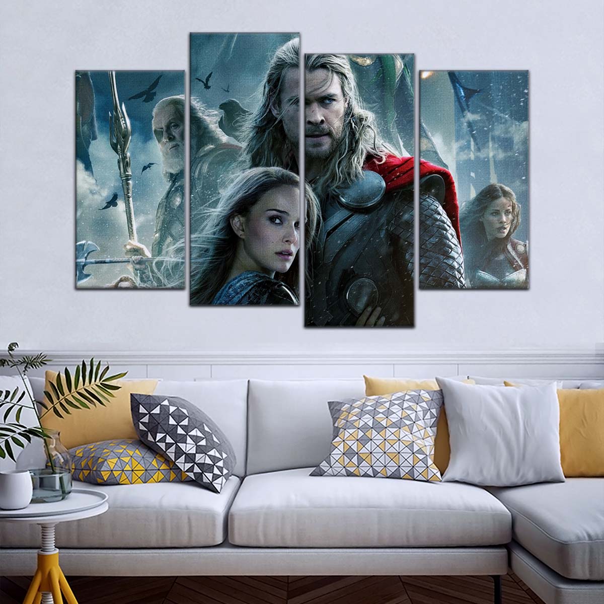 Marvel Wall Art - MCU5004 - Thor - Loki - Odin - The Dark World - Marvel Cinematic Universe Poster - Marvel Cinematic Universe Canvas