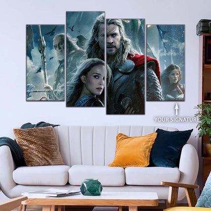 Marvel Wall Art - MCU5004 - Thor - Loki - Odin - The Dark World - Marvel Cinematic Universe Poster - Marvel Cinematic Universe Canvas