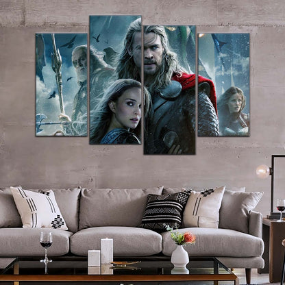 Marvel Wall Art - MCU5004 - Thor - Loki - Odin - The Dark World - Marvel Cinematic Universe Poster - Marvel Cinematic Universe Canvas
