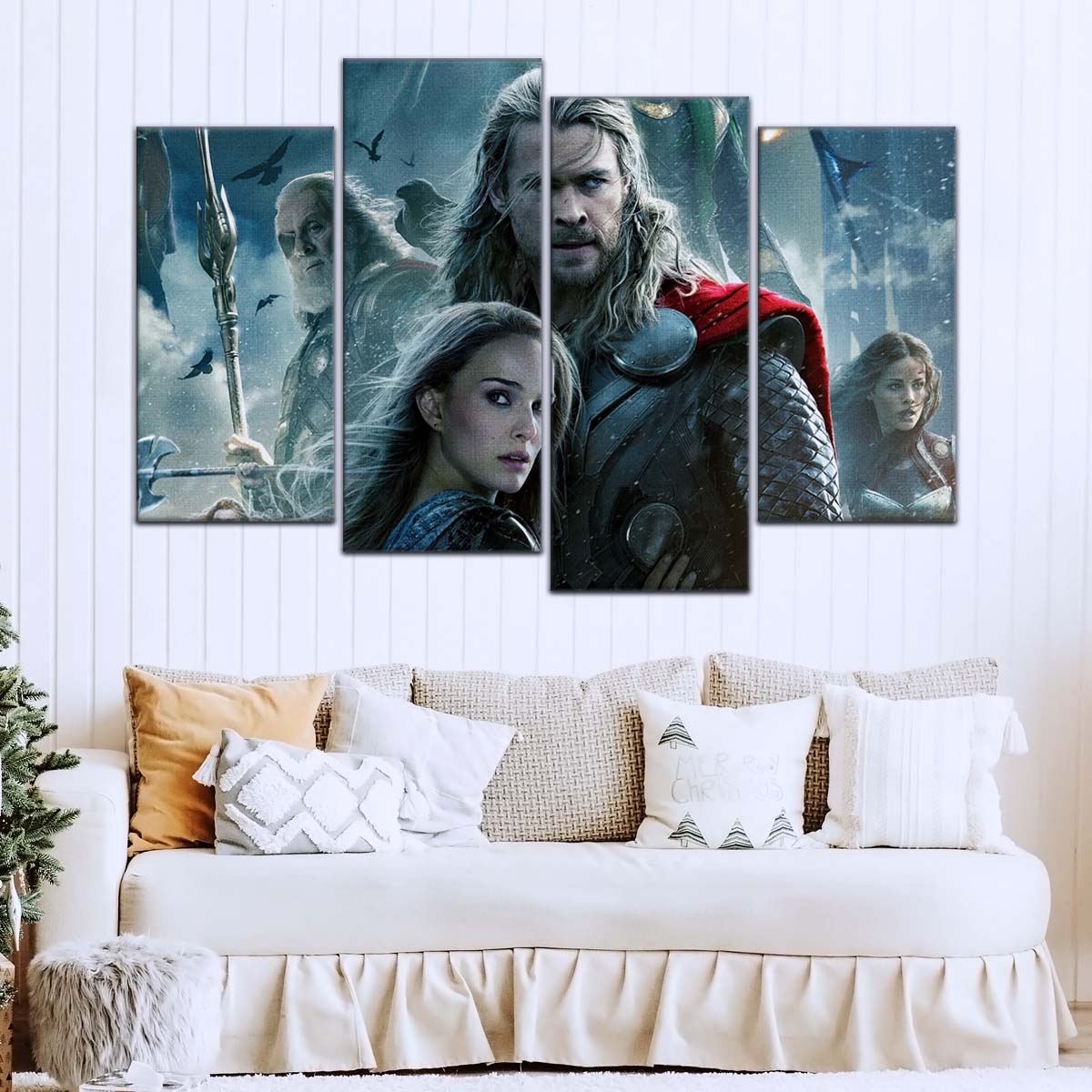 Marvel Wall Art - MCU5004 - Thor - Loki - Odin - The Dark World - Marvel Cinematic Universe Poster - Marvel Cinematic Universe Canvas