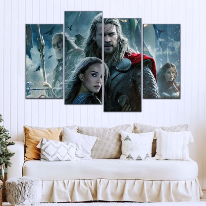 Marvel Wall Art - MCU5004 - Thor - Loki - Odin - The Dark World - Marvel Cinematic Universe Poster - Marvel Cinematic Universe Canvas