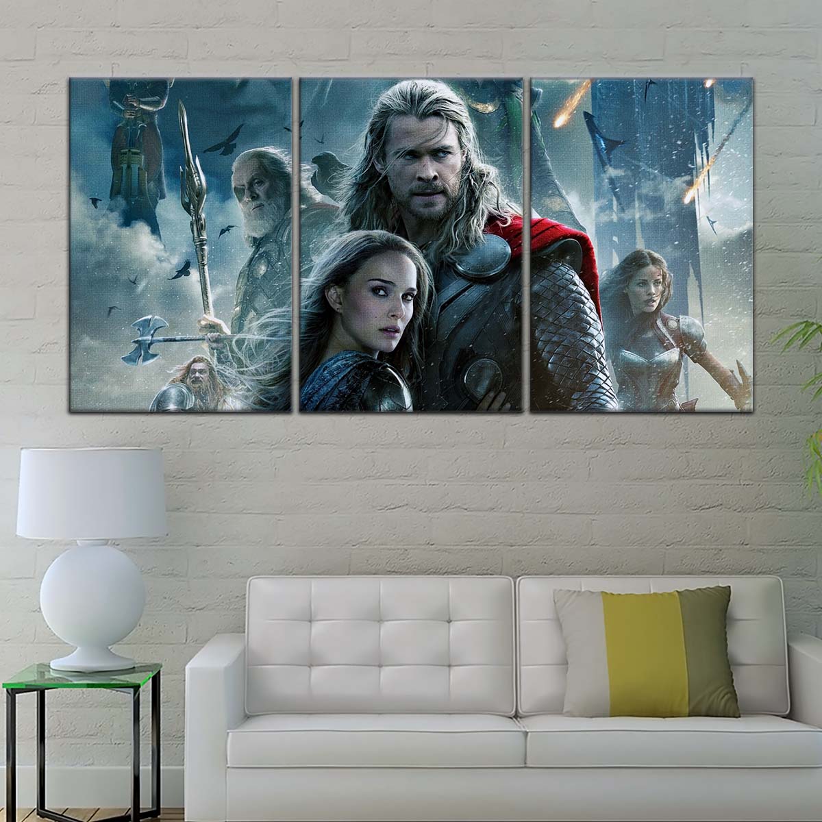 Marvel Wall Art - MCU5004 - Thor - Loki - Odin - The Dark World - Marvel Cinematic Universe Poster - Marvel Cinematic Universe Canvas